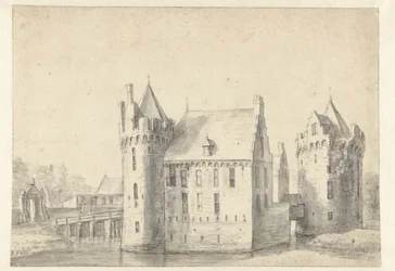 Vista do castelo de Sjaerdema em Franeker