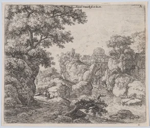 A Cúpula e a Cascata, século XVII.
