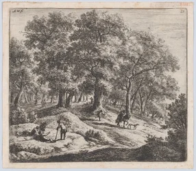 Os caçadores, século XVII.