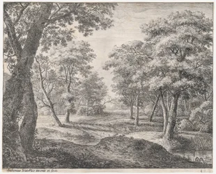 A estrada através da floresta, século XVII.