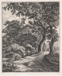 Dois Viajantes Descansando na Floresta, Século XVII., Século XVII.