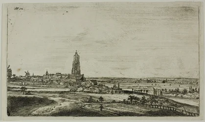 Vista de uma cidade holandesa (Rhenan)