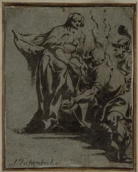 Uma cena da mitologia clássica