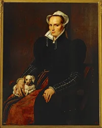Retrato de uma mulher casada ... (pintura sobre tela)