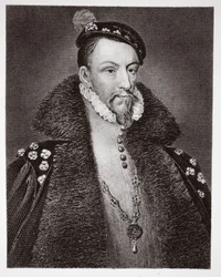 Thomas Radclyffe, conde de Sussex, gravado por H. Robinson