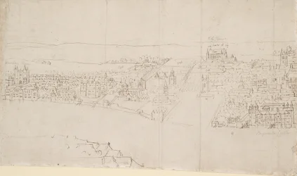 Panorama de Londres visto de Southwark: Durham House to Barnard