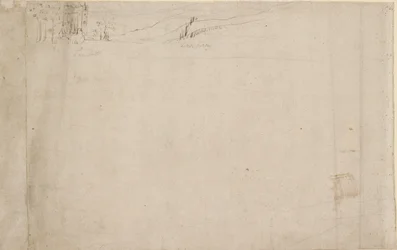 Panorama de Londres visto de Southwark: Lambeth, 1554