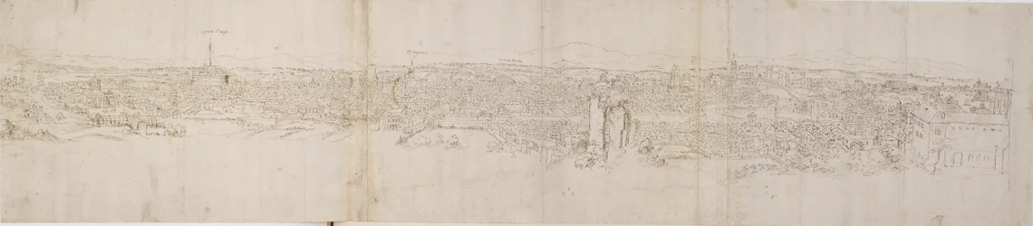 Vista Panorâmica de Roma de Monte Janiculus, c1550s