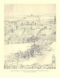 Van Den Wyngaerdes Vista de Londres, c1550, 1886