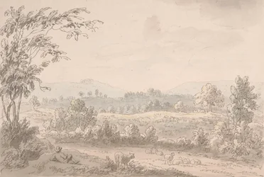 Paisagem com Pastor e Ovelha
