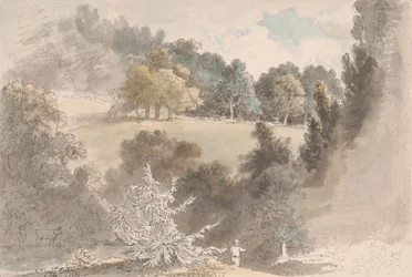 Paisagem com árvores