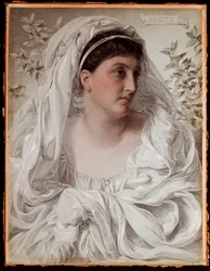 Alcestis: Um retrato de Lady Donaldson, 1877