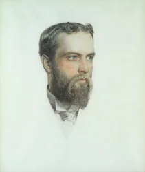 Cabeça de um homem, 1904 (giz colorido)