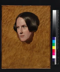 Sandys, mãe do artista, final da década de 1840