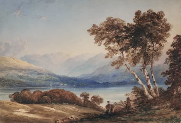 Vista de um lago