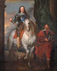 Charles I on Horseback with M. De St. Antoine (óleo sobre tela)