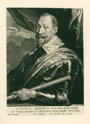 Gustav Adolf, Rei da Suécia (gravura)