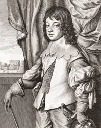Rei Carlos II de Inglaterra quando criança