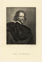 Retrato de Lucas Vorsterman, o Ancião, gravador barroco