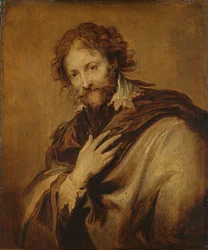 Retrato de Peter Paul Rubens (1577-1640), c.1630-50 (óleo sobre painel)