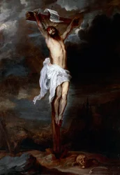 Crucificação, ca 1621-1625, de Anton van Dyck (1599-1641), óleo sobre tela