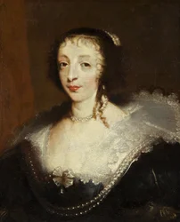 Henrietta Maria, Rainha de Carlos I, c.1630 (óleo sobre tela)