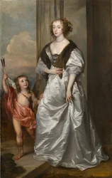 Lady Mary Villiers, mais tarde duquesa de Richmond e Lennox (1622-1685), com Charles Hamilton, Lord Arran, c. 1637