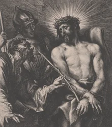 Zombaria de Cristo, c.1630 (gravura, gravura)