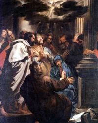 Pentecostes: o Espírito Santo desce sobre Maria e os apóstolos