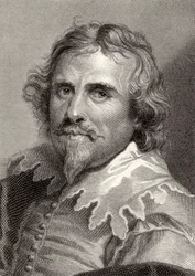 Retrato de Daniel Mytens (c.1590-1648) gravado por Edward Smith (gravura)
