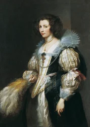 Retrato de Maria Luís de Tassis (1611-1638), filha do cónego Antoine de Tassis