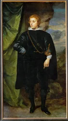 Príncipe Karl Ludwig do Palatinado, filho do "Rei do inverno" Friedrich V (óleo sobre tela)