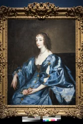 Rainha Henrietta Maria da Inglaterra, c.1636-38 (óleo sobre tela)
