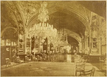 Falando em Muzeh, também chamado Falando em Salam (Audience Hall), Palácio Gulistan, Teerã, 1880-90