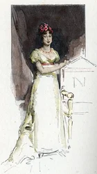 Retrato da Impressora Marie Louise da Áustria (Marie-Louise)