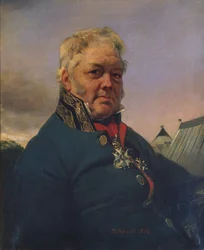 Barão René Nicolas Dufriche-Desgenettes (1762-1837) 1822 (óleo sobre tela)