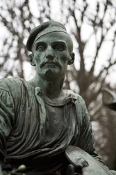 Túmulo de Jean Louis Andre Theodore Gericault (1791-1824) (bronze)