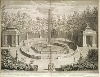 Fonte das Domes, Versalhes, c.1715 (gravura)