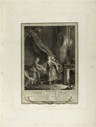 Indo para a cama, de Monument du Costume Physique et Moral de la fin du Dix-huitième siècle