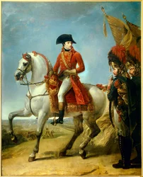 Retrato equestre de Napoleão Bonaparte (1769-1821)