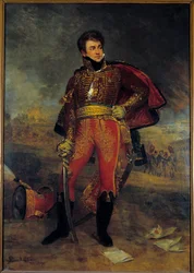 Retrato do Conde Geral François Fournier Sarloveze (1773-1827) Pintura de Antoine Jean Gros (1771-1835)
