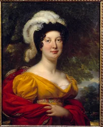 Retrato de Marechal Lannes, Duquesa de Montebello Pintura de Antoine Jean Gros (1771-1835) Por volta de 1815 Orleans, Musee des Beaux Arts