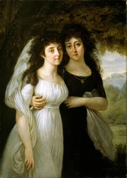 Retrato das Irmãs Maistre, 1796.