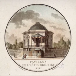 Pavilhão do Hotel Bergeret, Paris. Em vista prittoresca dos principais edifícios de Paris pelo Sargento