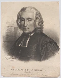 De Caradeuc de La Chalotais, Louis-René; Procurador-geral do Parlamento da Bretanha. Nascido em 1701, falecido em 1785