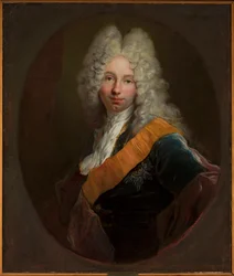 Friedrich Wilhelm Kettler (1692-1711) (Retrato de um homem com peruca e a Ordem da Águia Negra)