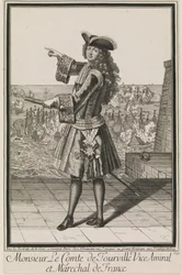 Monsieur Le Comte de Tourville Vice-Almirante e Marechal de França