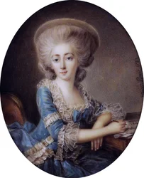 Madame de Montesson (1738-1806), de Antoine Vestier (1740-1824)