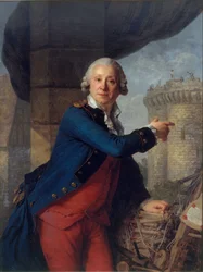 Retrato de Henri Masers de Latude 1725-1805.