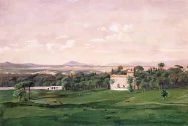 Villa Medici, Roma (aquarela)